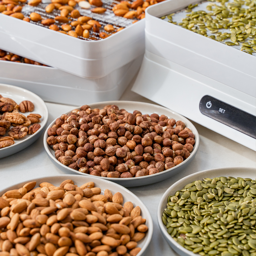 How to activate nuts in a dehydrator