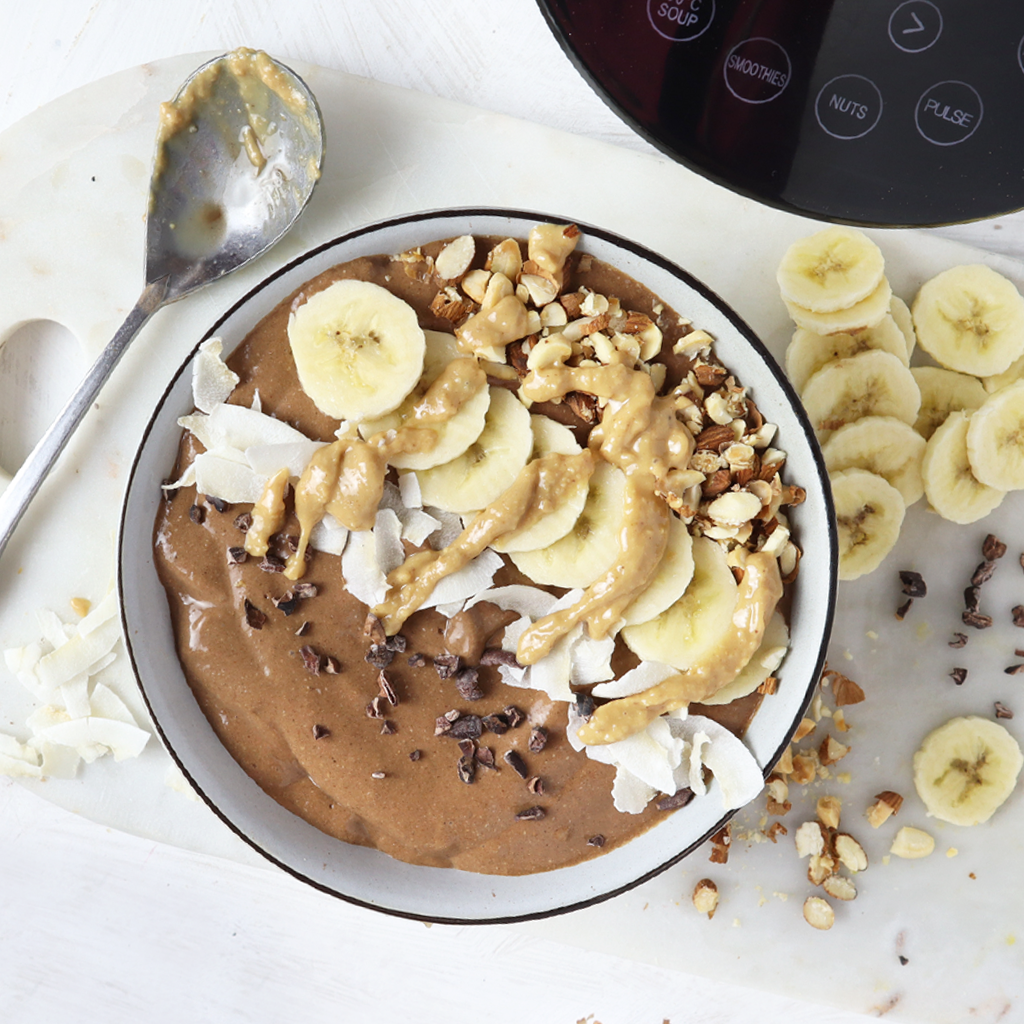 Decadent chocolate smoothie bowl