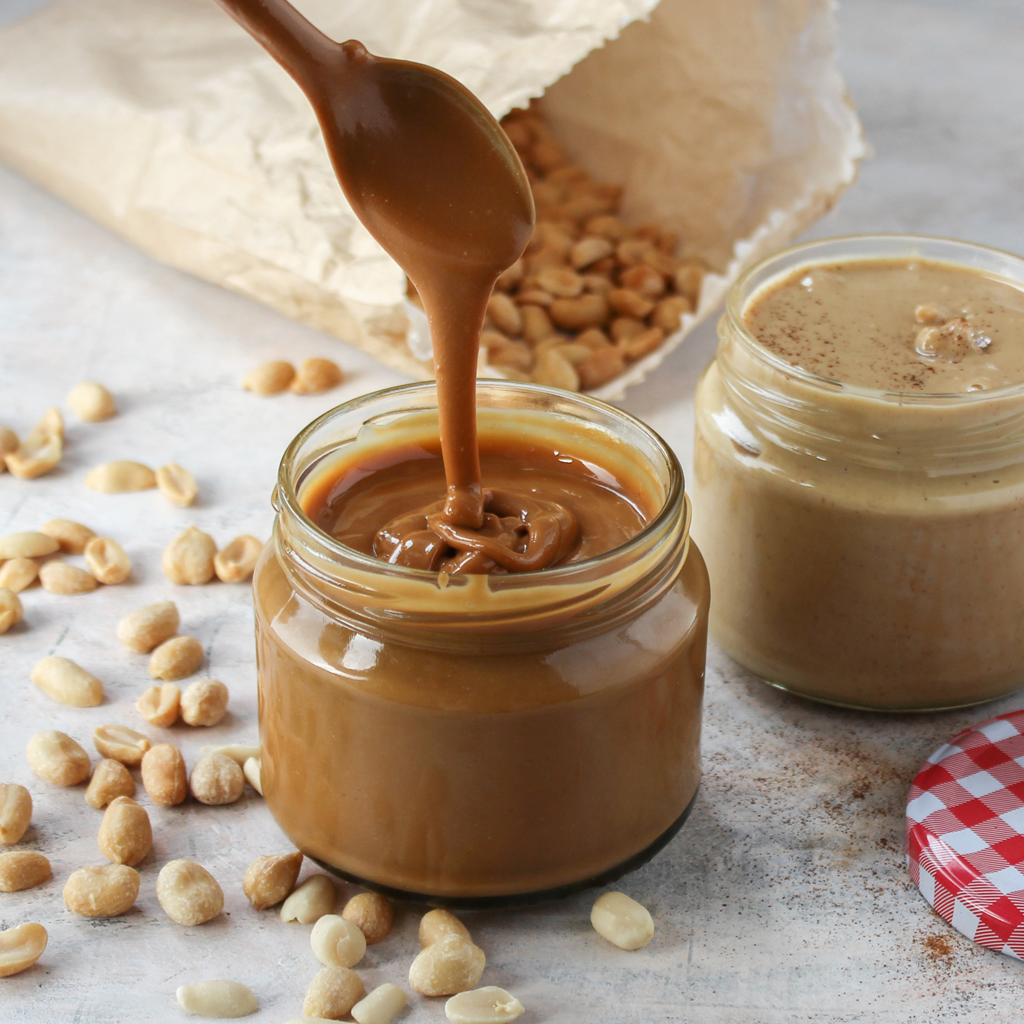 Leckere selbstgemachte Erdnussbutter – Crunchy & cremig