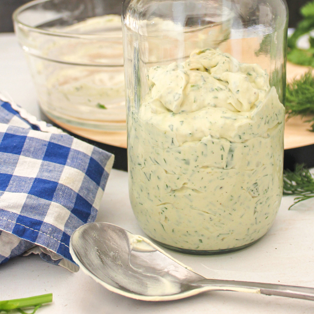 Healthy, probiotic Ranch dressing