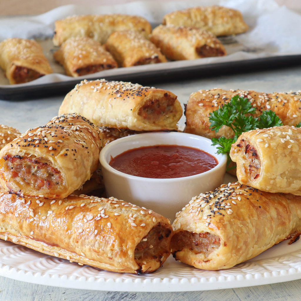 The best homemade pork sausage rolls