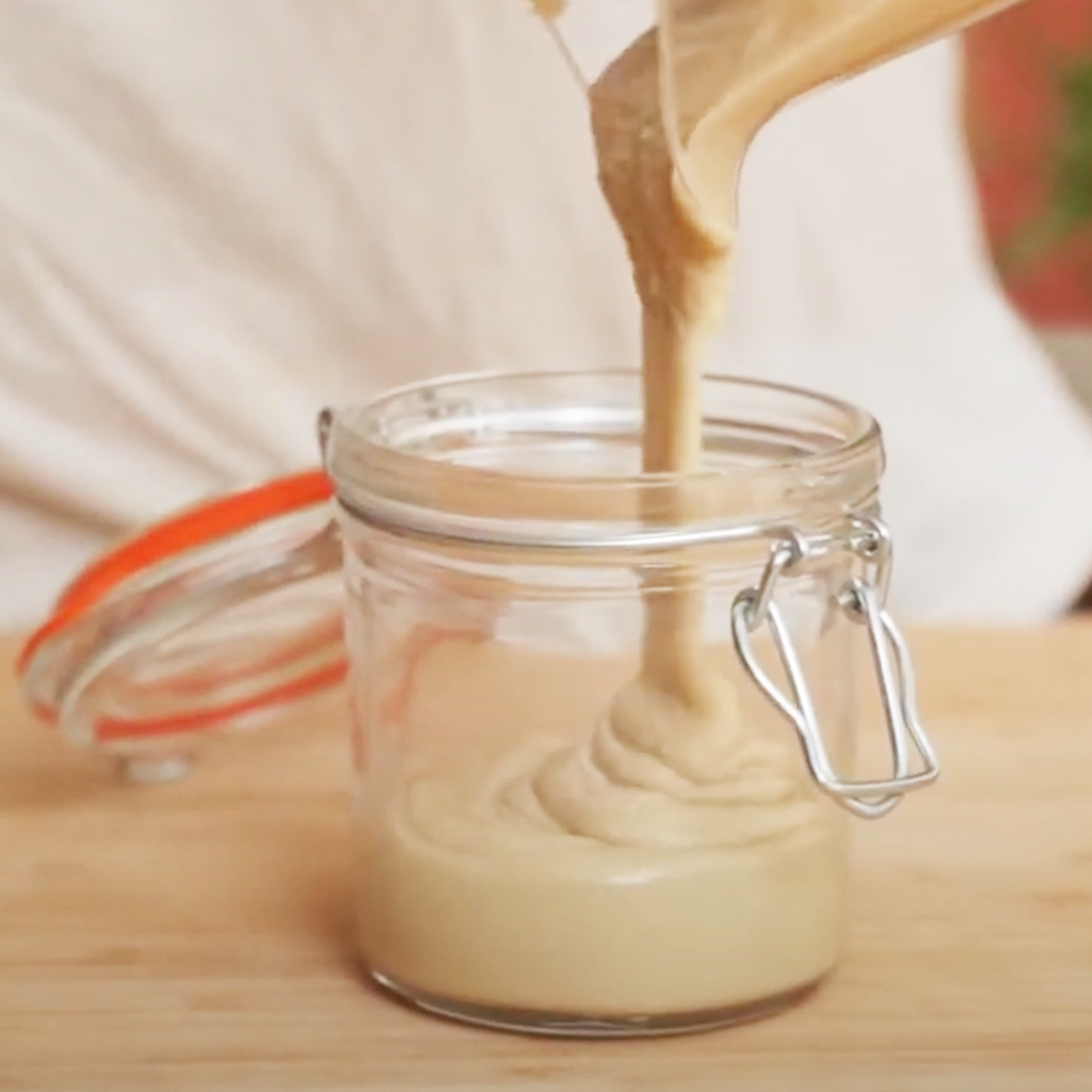 How to make fresh tahini in a blender