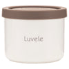 Luvele 4 x 400 ml Joghurtbehälter aus Keramik | Kompatibel mit dem Pure Joghurtbereiter
